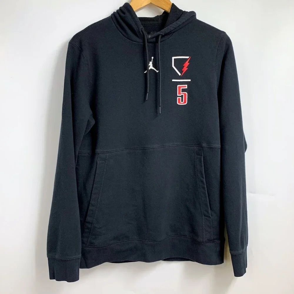 Nike Boys Jordan Dry Alpha AIr Fleece Cotton Pullover Hoodie Size S